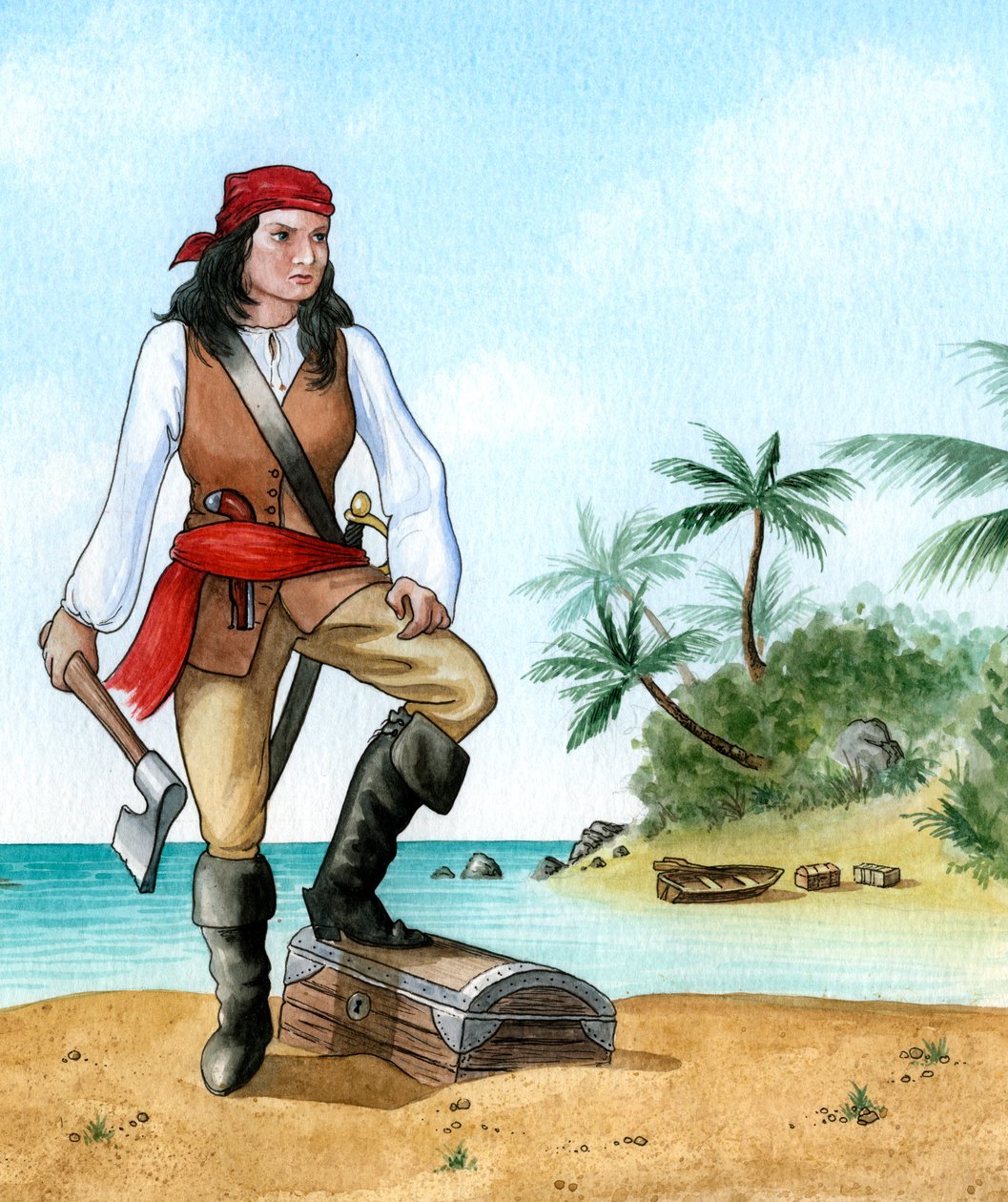 Mary Read, 1690-1720, British Pirates Mate alkotó: Karen Humpage