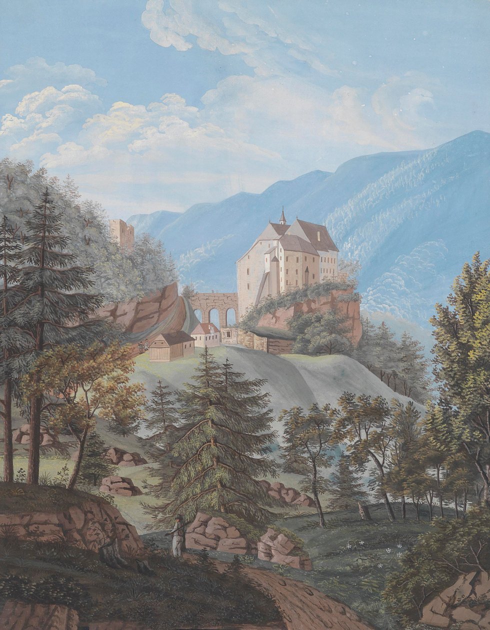 Az Altperstein -kastély Felső -Ausztriában alkotó: Karl Benedict