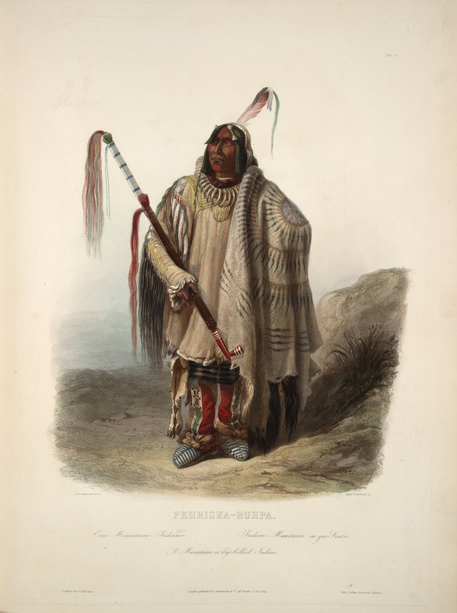 Minatarre vagy nagyhasú indián alkotó: Karl Bodmer