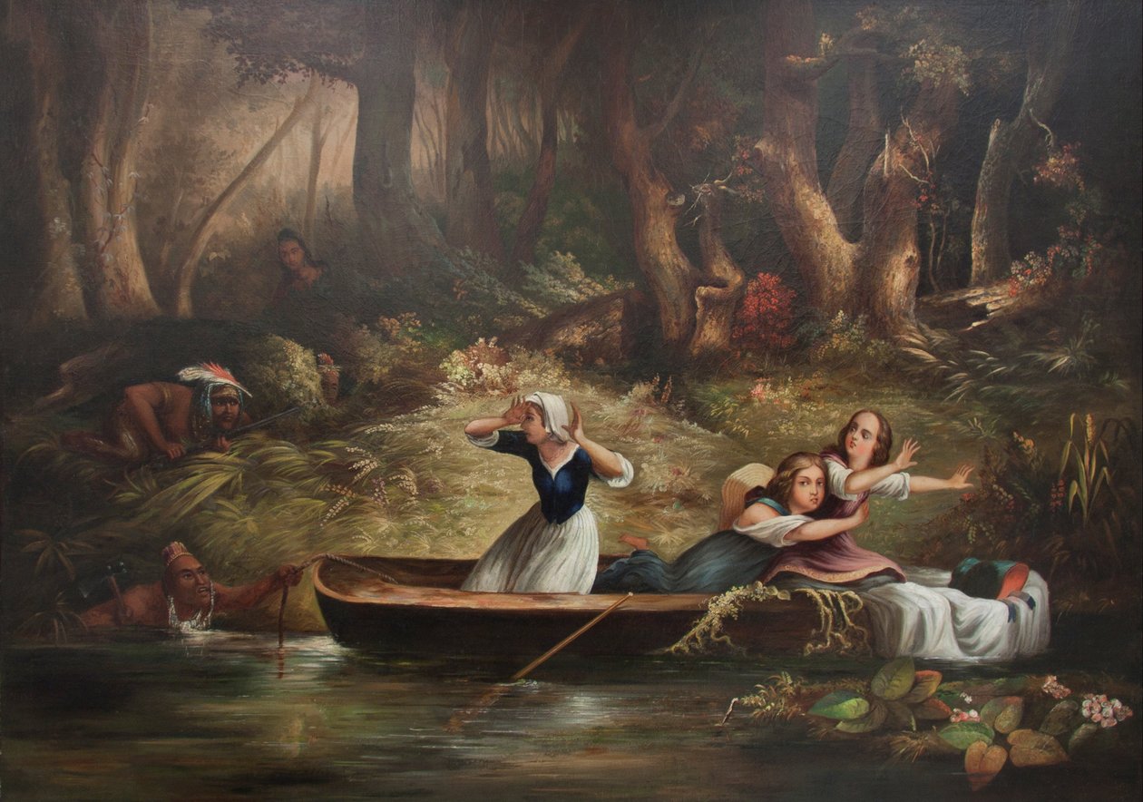 A Calloway Girls és Jemima Boone rögzítése alkotó: Karl Bodmer