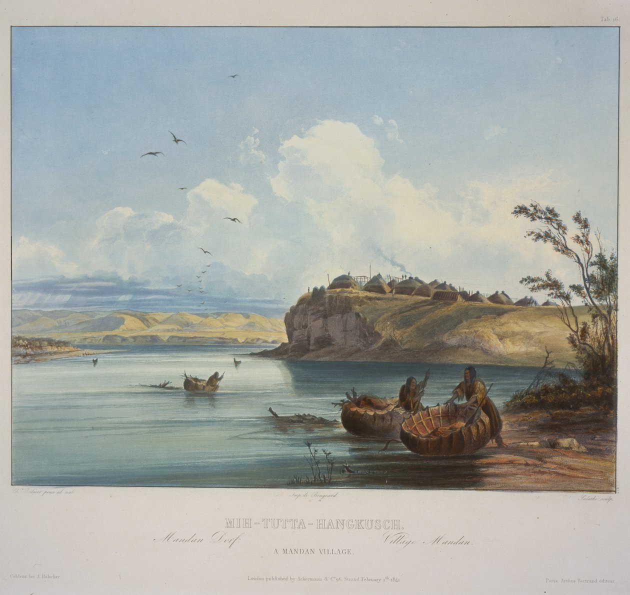 Mih-Whole-Hangkusch. Egy mandani falu alkotó: Karl Bodmer