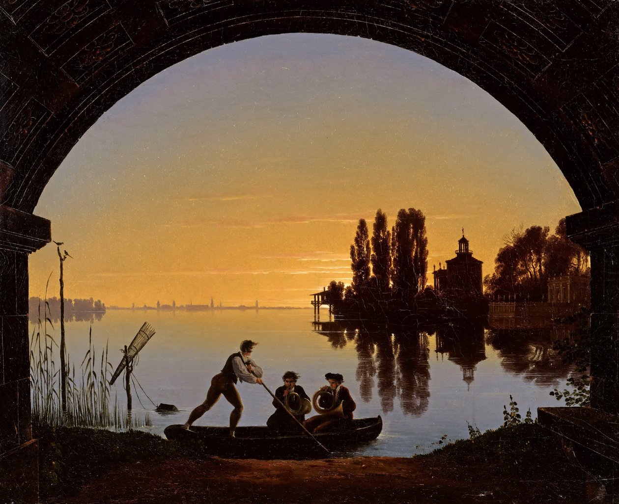 Spreeufer bei Stralau alkotó: Karl Friedrich Schinkel