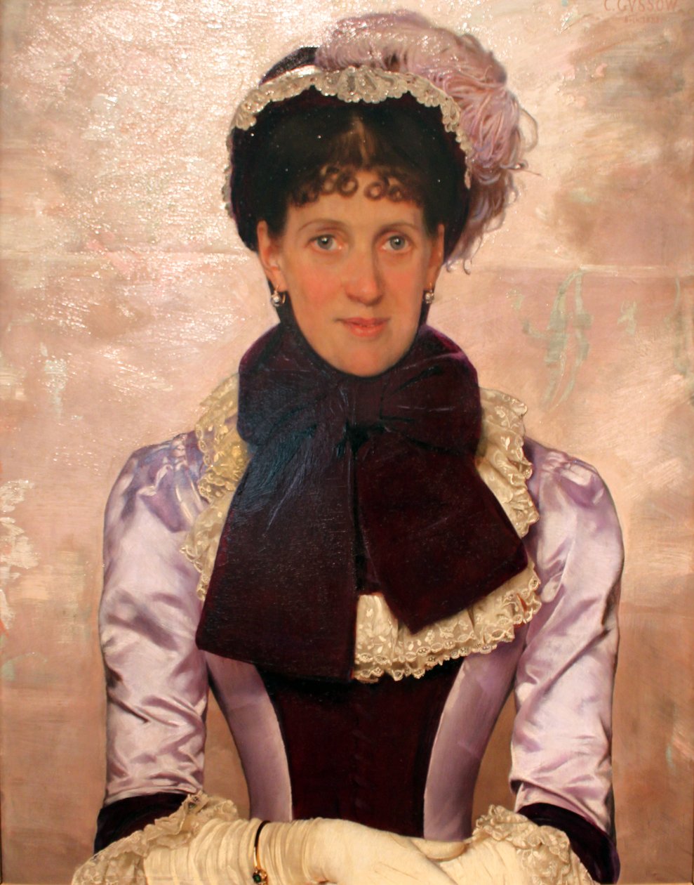 Egy nő portréja alkotó: Karl Gussow