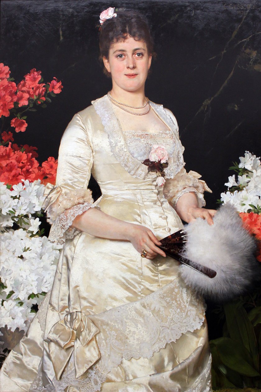 Mrs. Hedwig Woworsky alkotó: Karl Gussow