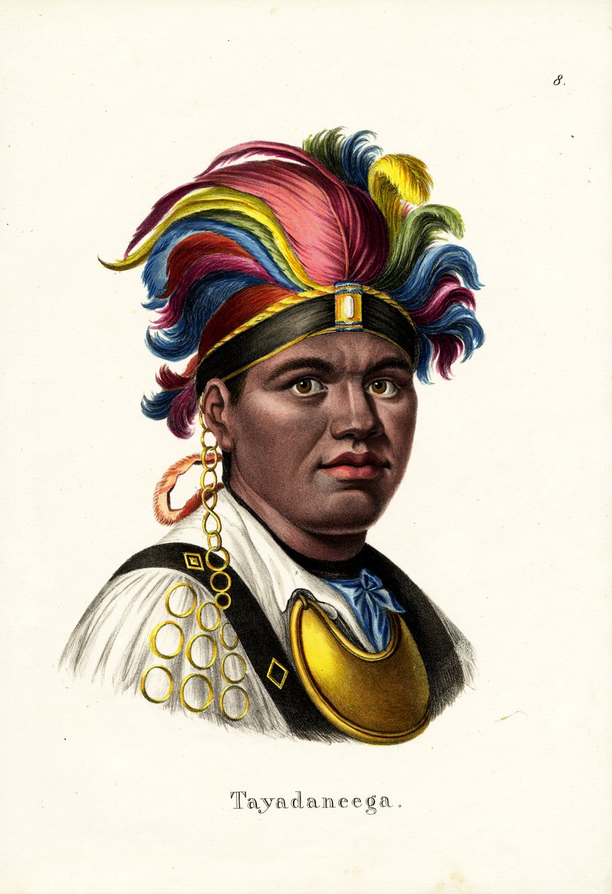 Thayendanegea, 1824 alkotó: Karl Joseph Brodtmann