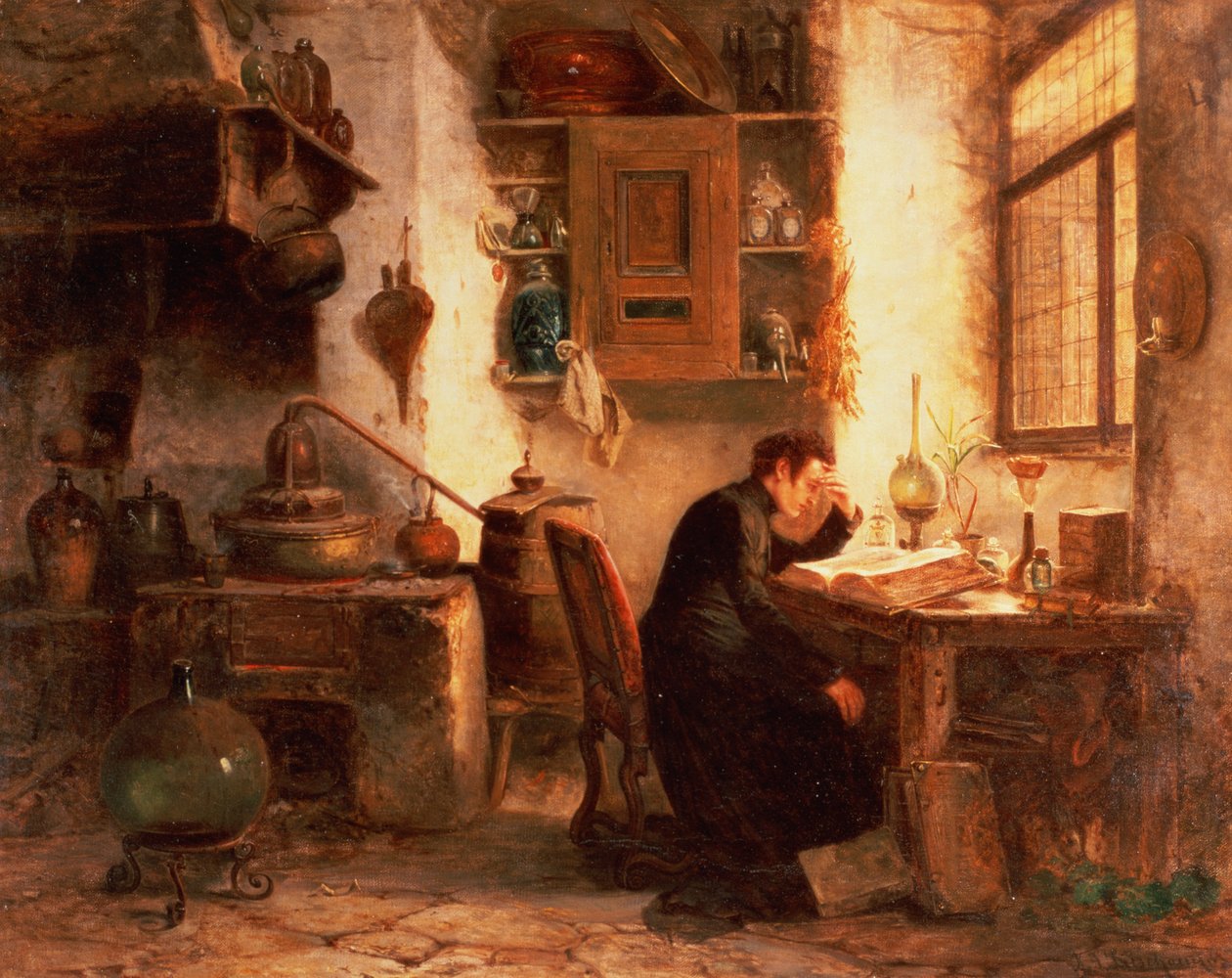 A vegyész és gyógyszerész hallgató alkotó: Karl Joseph Litschaur