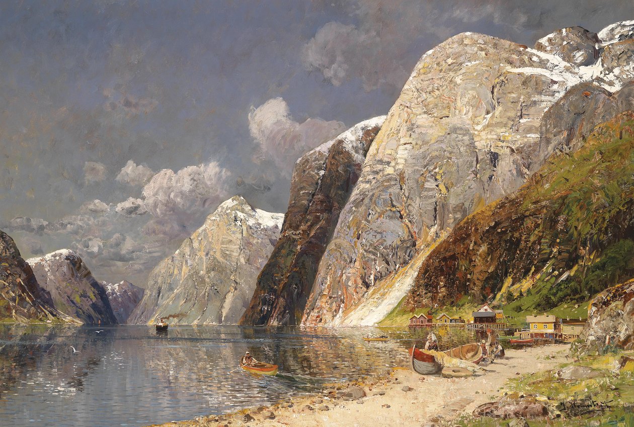 Nagy fjord táj alkotó: Karl Kaufmann