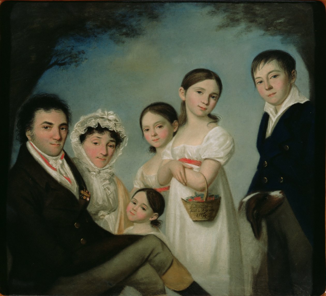 A Boratynsky család, 1816 alkotó: Karl Wilhelm Bardou
