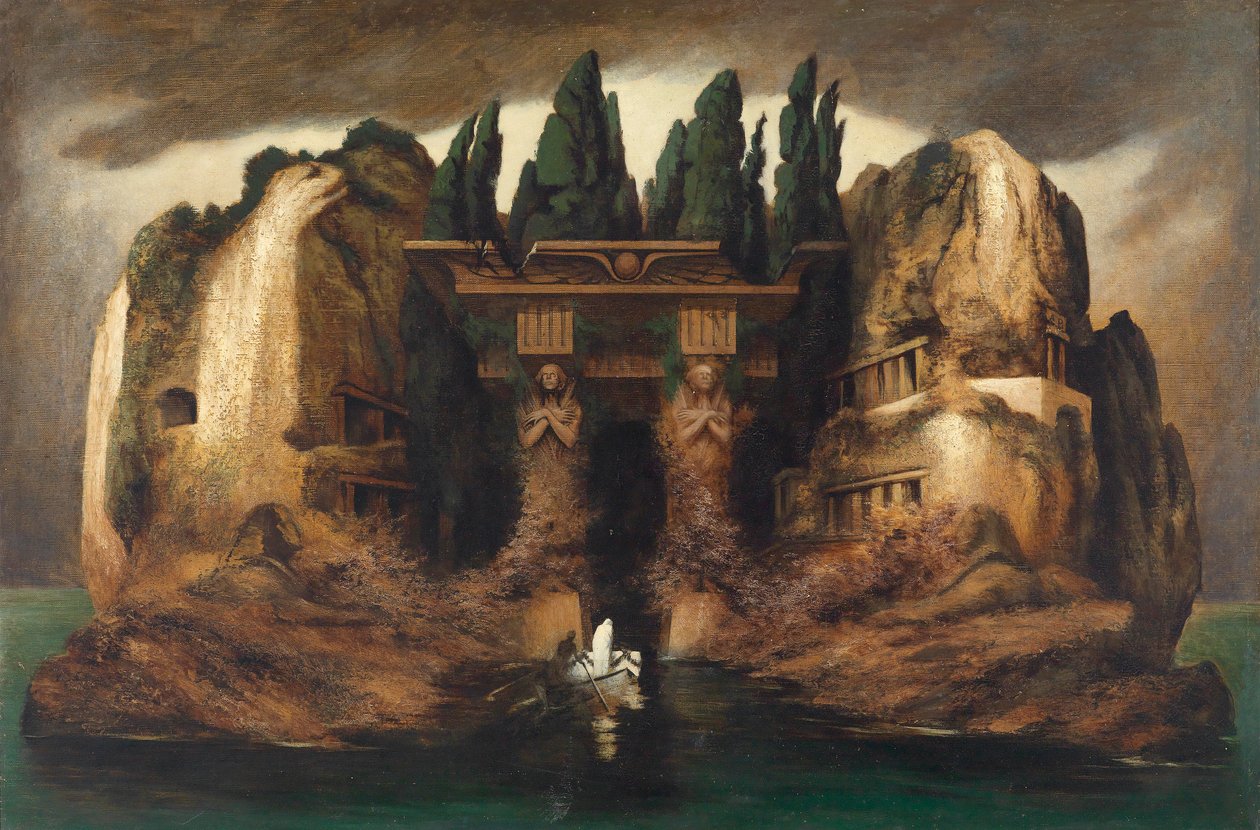 Toteninsel alkotó: Karl Wilhelm Diefenbach