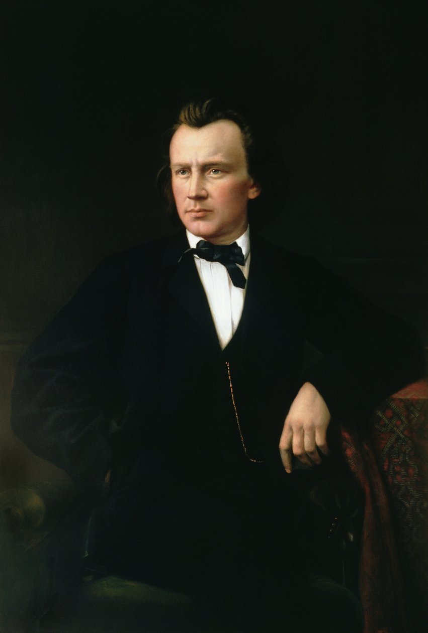 J. Brahms, 1860 körül alkotó: Karl von Jagemann