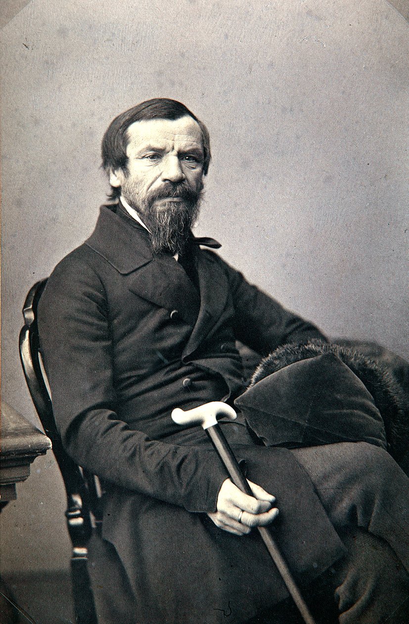 Michail Pogodin orosz történész és újságíró, 1850-es évek alkotó: Karl August Bergner