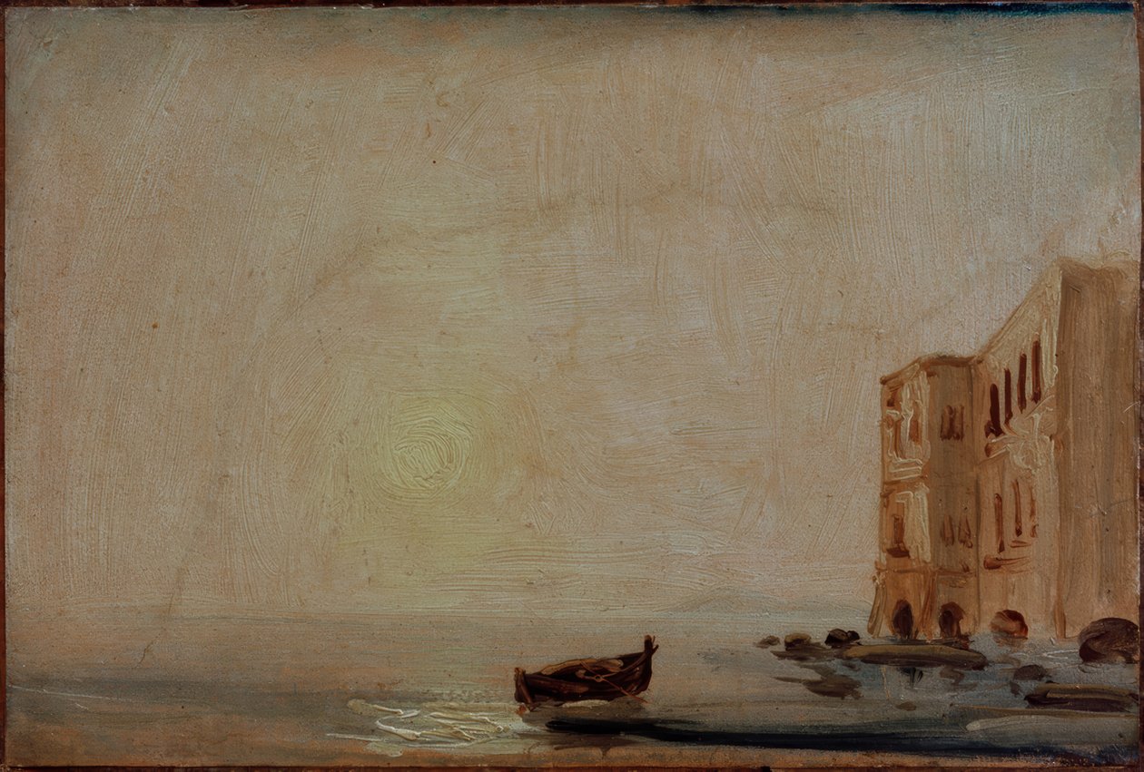 Nap a tenger felett alkotó: Carl Blechen