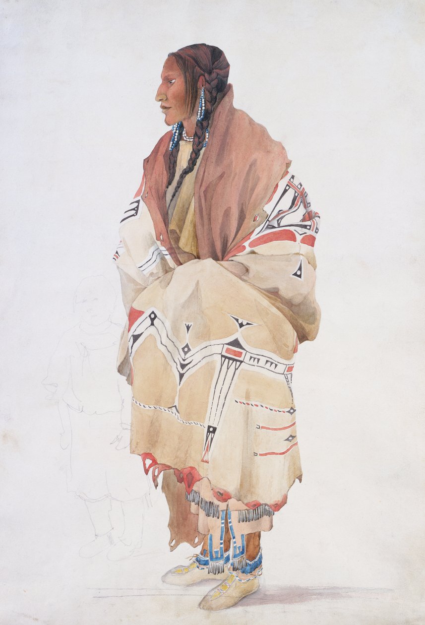 Chan-cha-wi-art-win, Teton az embernek alkotó: Karl Bodmer