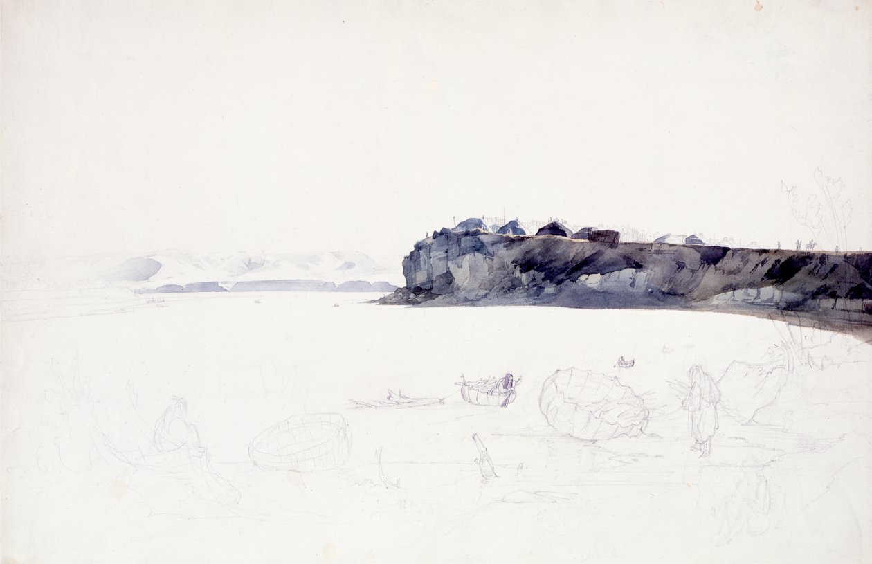 Mih-Tutta-Hang-kush, Mandan falu alkotó: Karl Bodmer