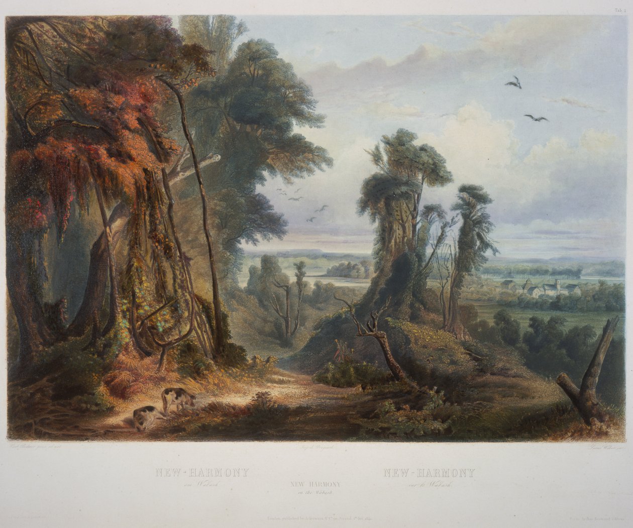 Új Harmónia a Wabash-on alkotó: Karl Bodmer