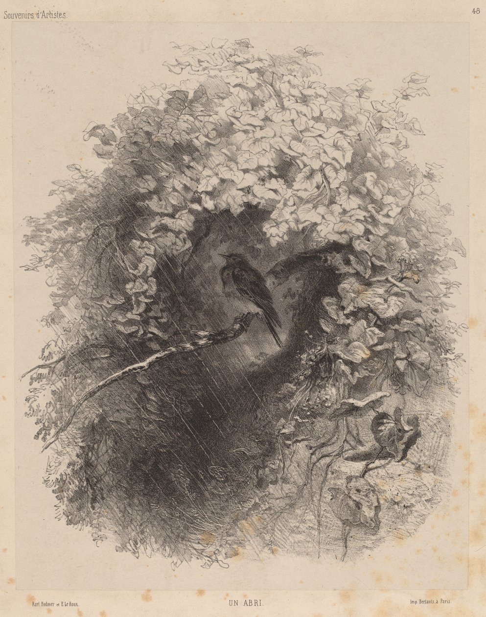 Menedék, 1858. alkotó: Karl Bodmer