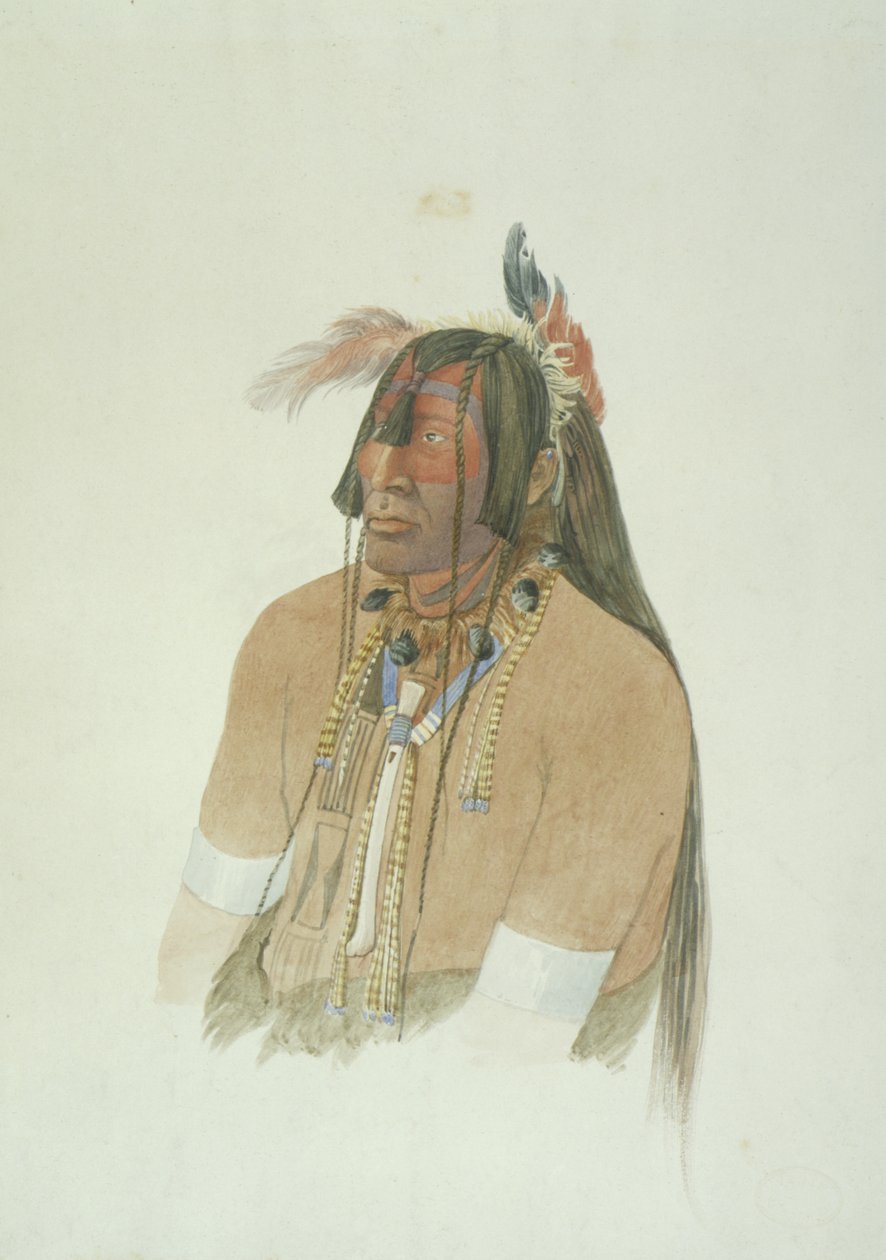 Azonosítatlan férfi alkotó: Karl Bodmer