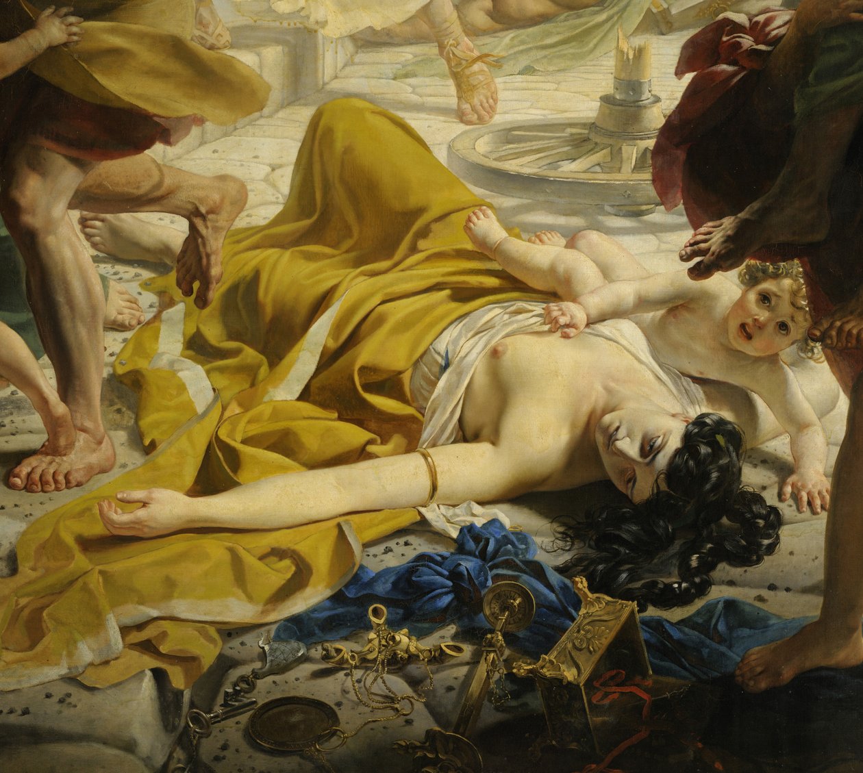 Pompeji utolsó napjának részlete (Karl Bryullov, 1833, Orosz Múzeum) alkotó: Karl Pavlovich Bryullov