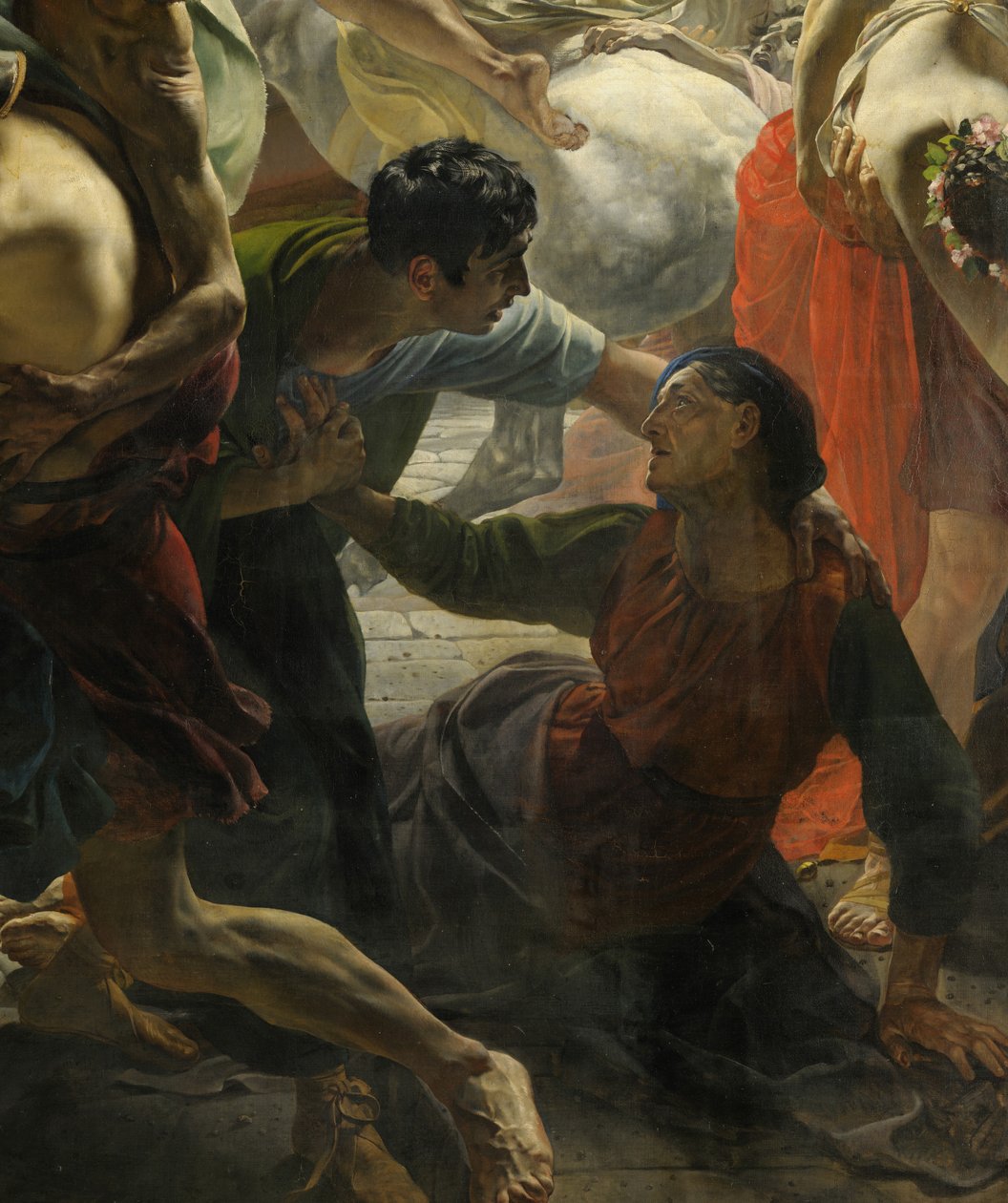 Részlet Pompeii utolsó napjáról (Karl Bryullov, 1833, Orosz Múzeum) alkotó: Karl Pavlovich Bryullov