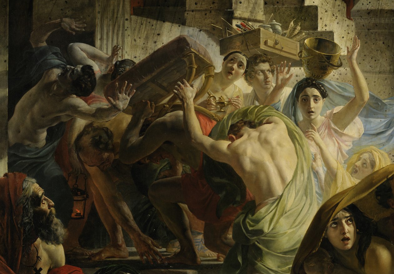 Pompeji utolsó napjának részlete (Karl Bryullov, 1833, Orosz Múzeum) alkotó: Karl Pavlovich Bryullov