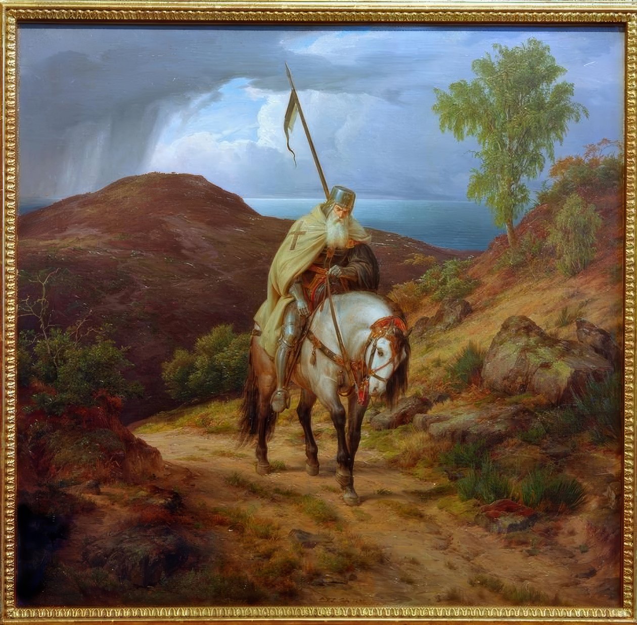 Visszatérő keresztes alkotó: Carl Friedrich Lessing