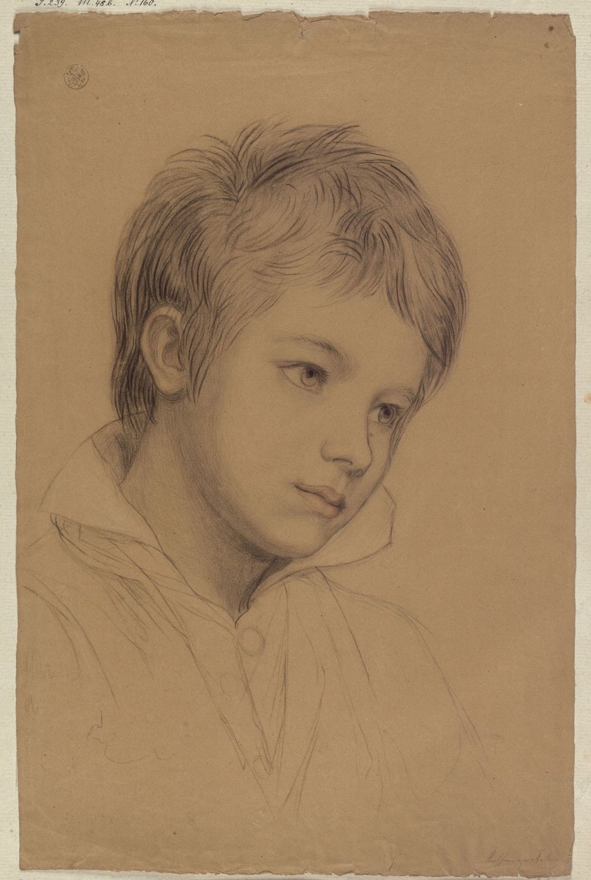 Egy fiú arcképe alkotó: Karl Friedrich Schinkel
