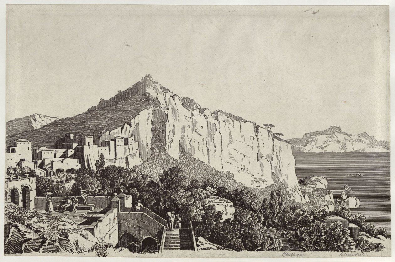 Capri alkotó: Karl Friedrich Schinkel