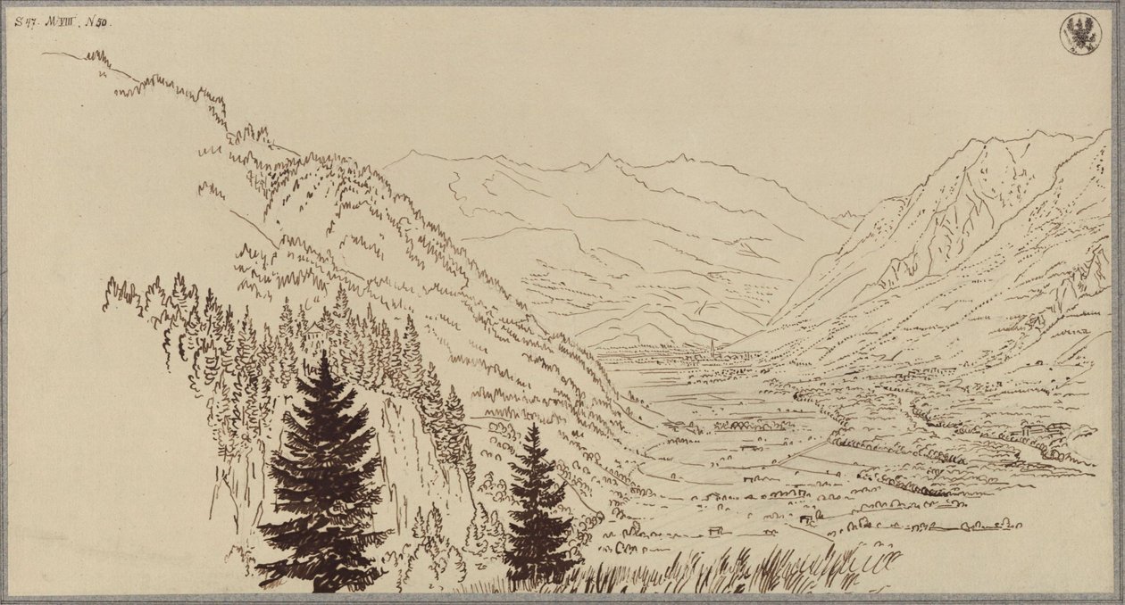A Gastein-völgy alkotó: Karl Friedrich Schinkel