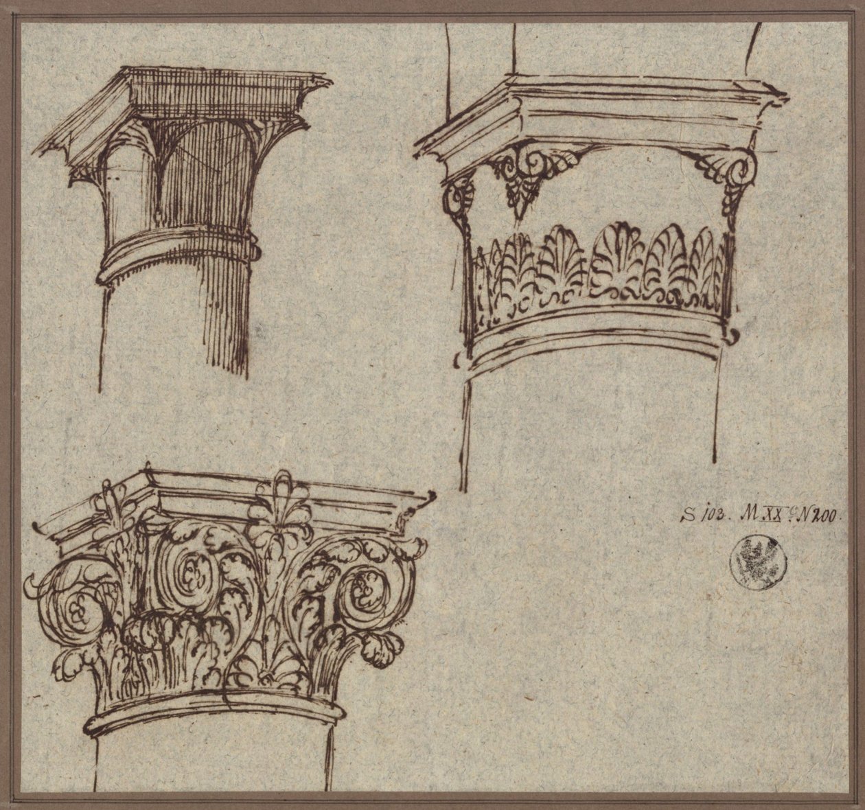 Három kapitél alkotó: Karl Friedrich Schinkel