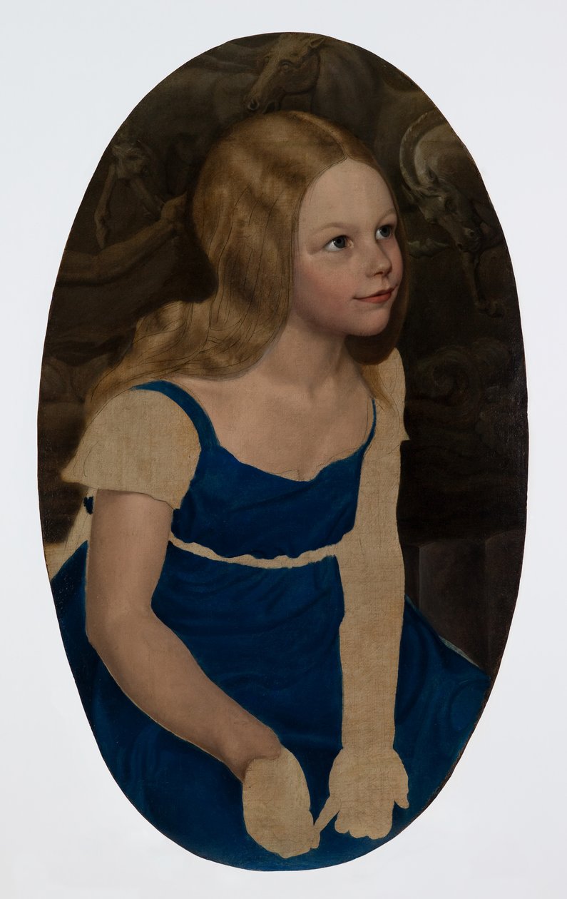 A művész lányának portréja, Marie alkotó: Karl Friedrich Schinkel