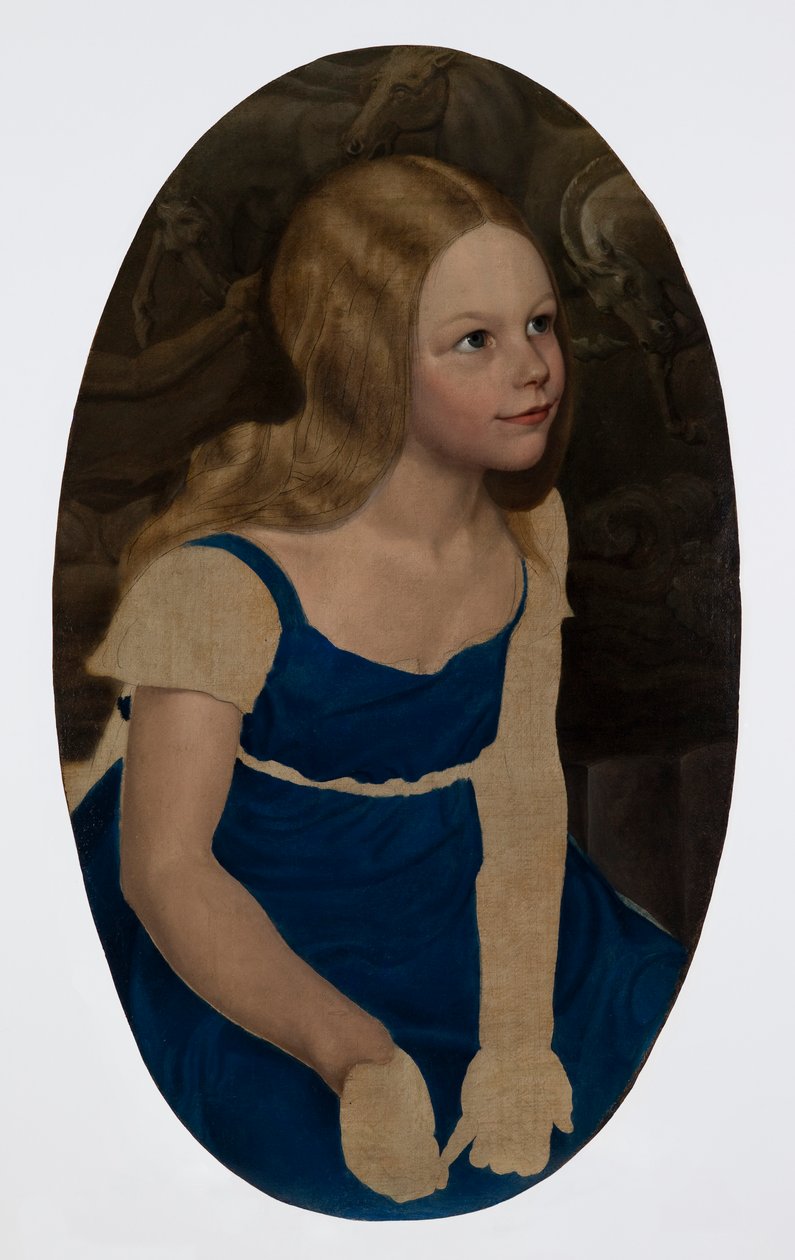 A művész lányának, Marie-nek a portréja alkotó: Karl Friedrich Schinkel