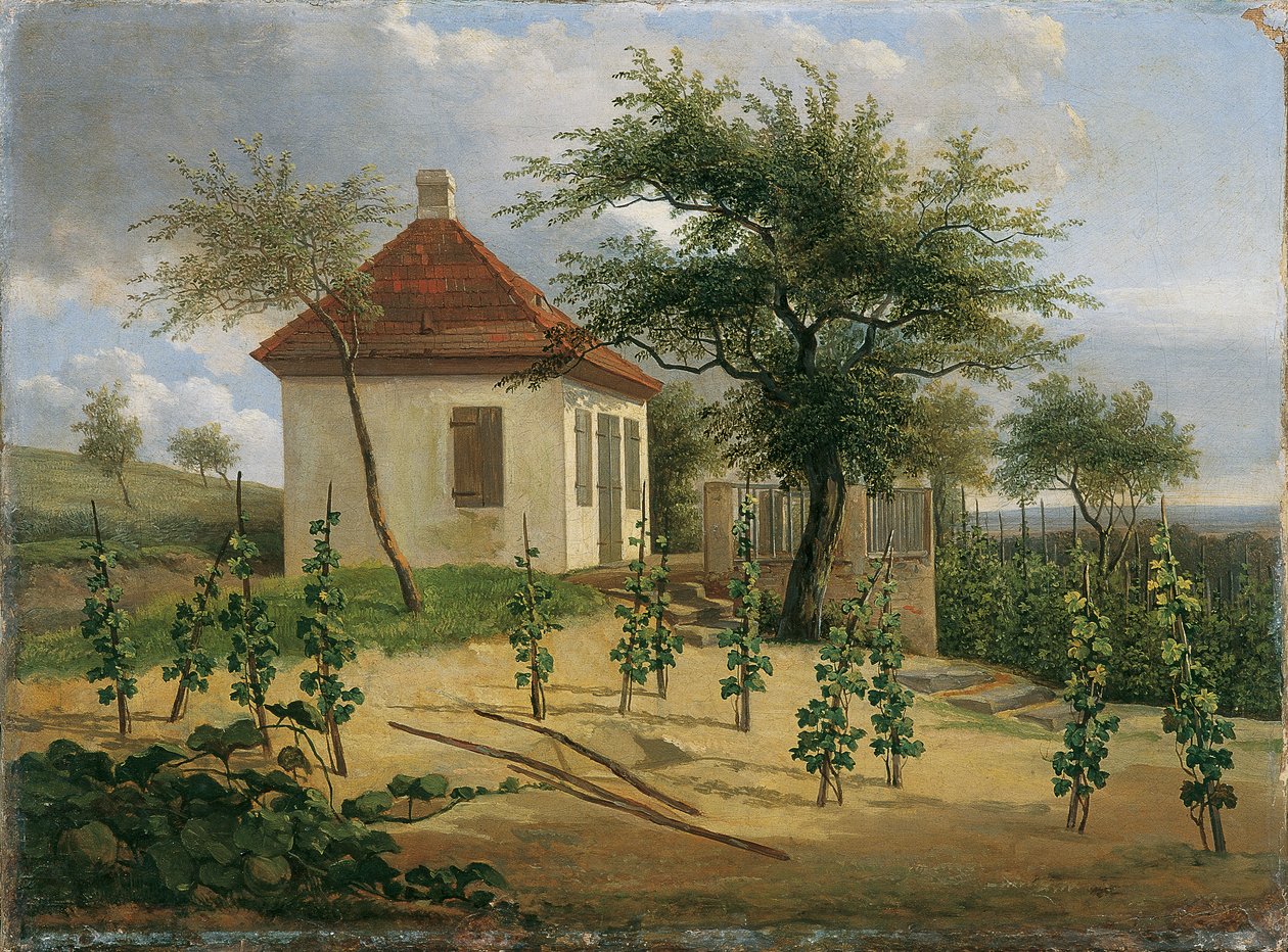 Pavilon a Dr. Körner dűlője Loschwitz mellett alkotó: Karl Gottfried Traugott Faber