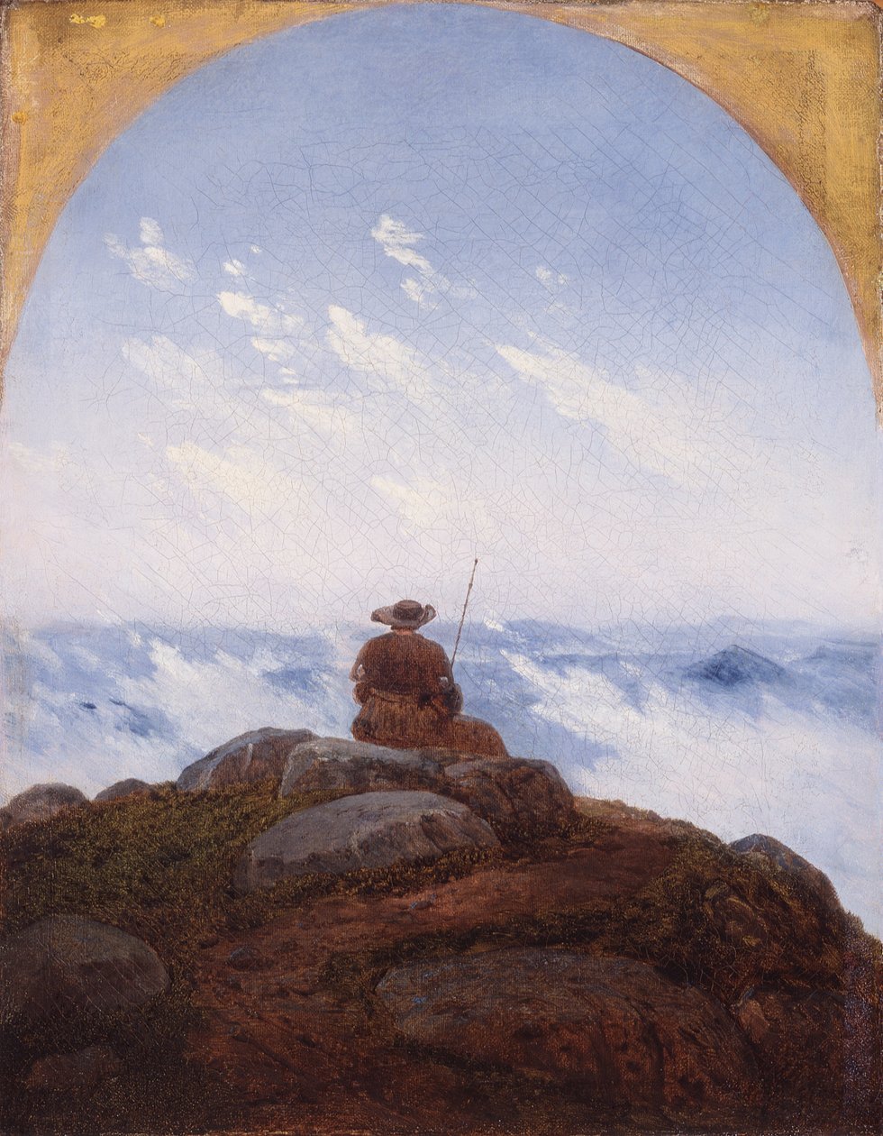 Vándor a hegytetőn alkotó: Karl Gustav Carus
