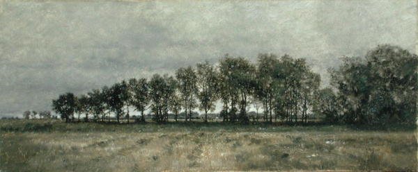 A fa szélén (olaj, vászon) alkotó: Karl Heffner