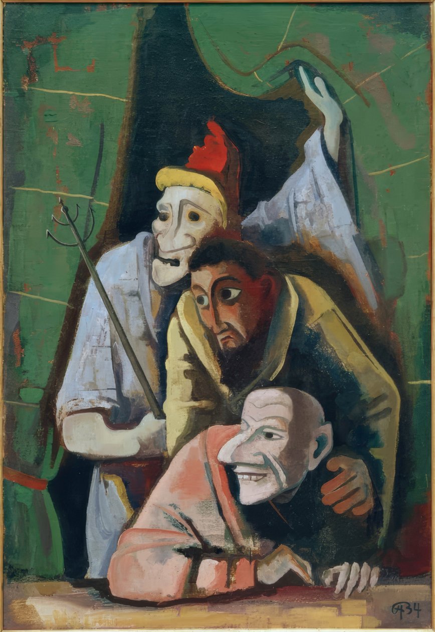 Gonosz maszkok alkotó: Karl Hofer