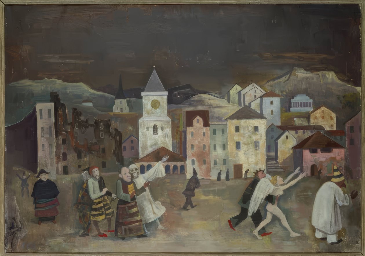 Karnevál alkotó: Karl Hofer