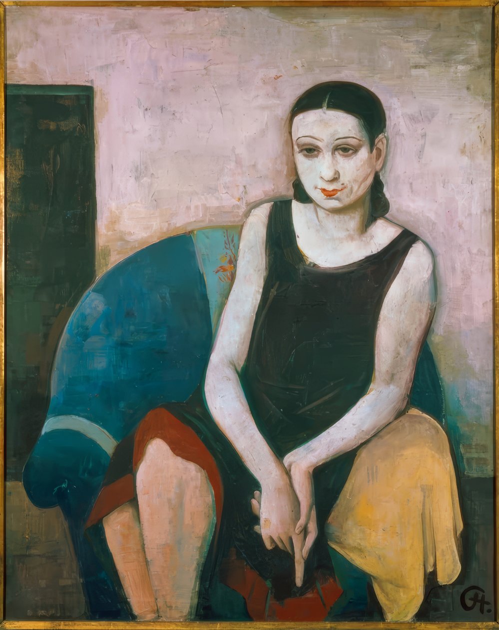 Mme Bailhache portréja alkotó: Karl Hofer