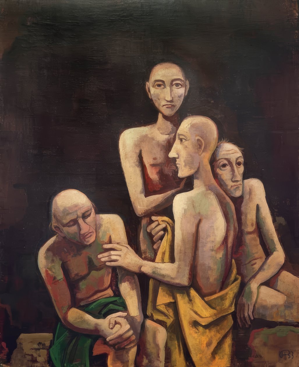 A foglyok alkotó: Karl Hofer