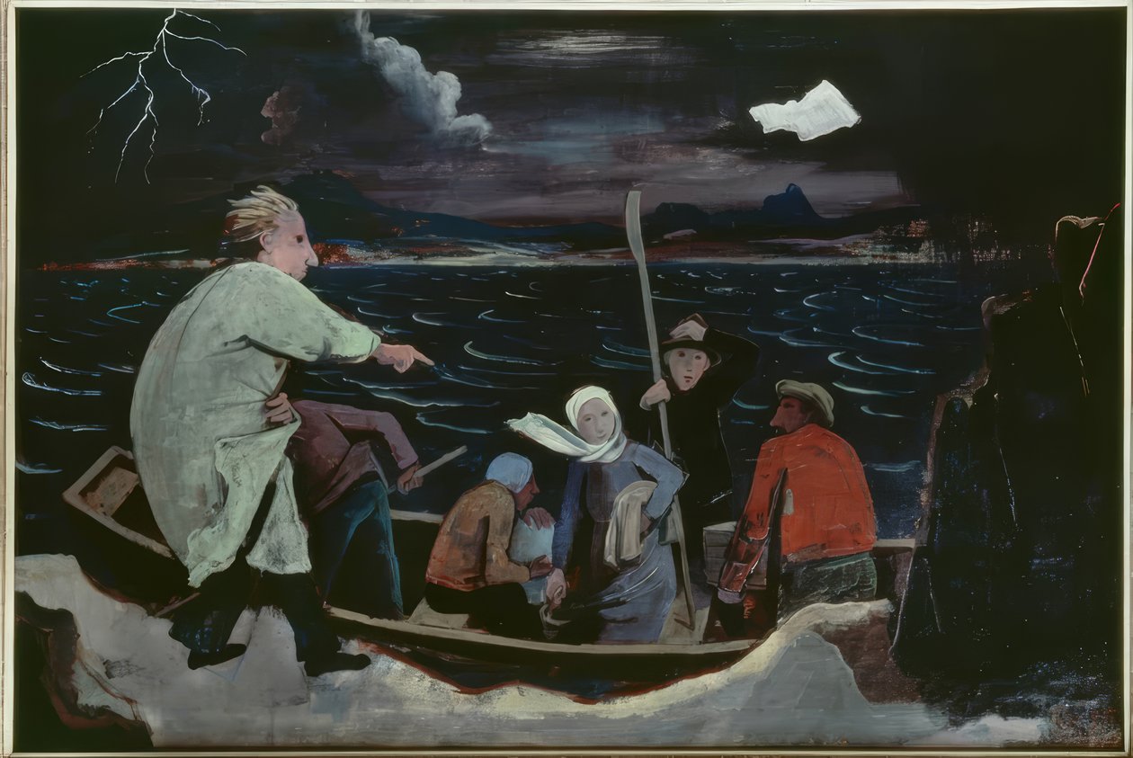 A leszállás alkotó: Karl Hofer