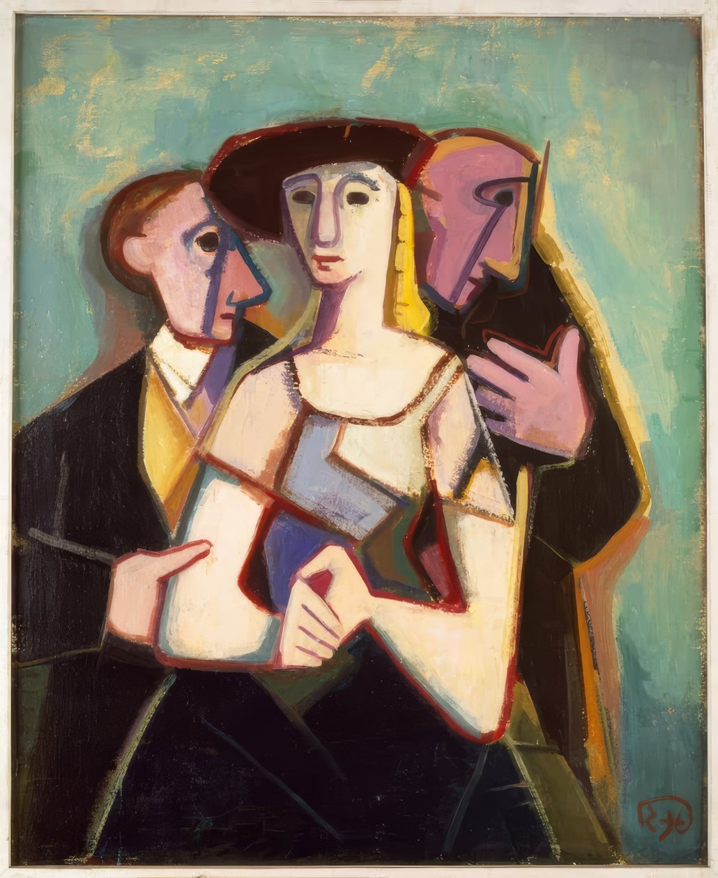 Vitás kérdés alkotó: Karl Hofer