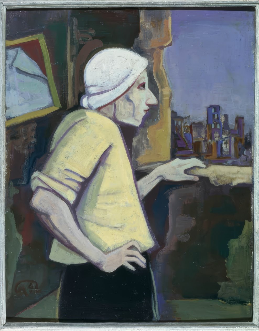 Nő az ablaknál alkotó: Karl Hofer