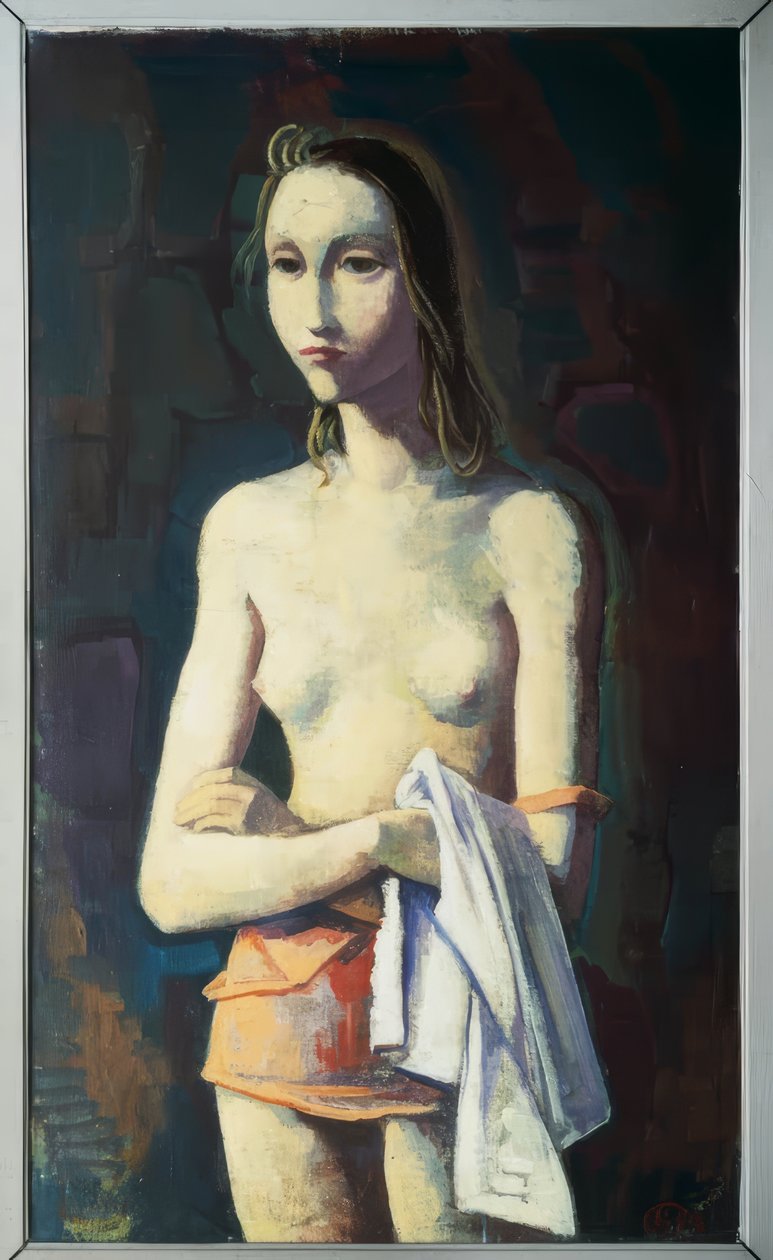 Fiatal lány alkotó: Karl Hofer