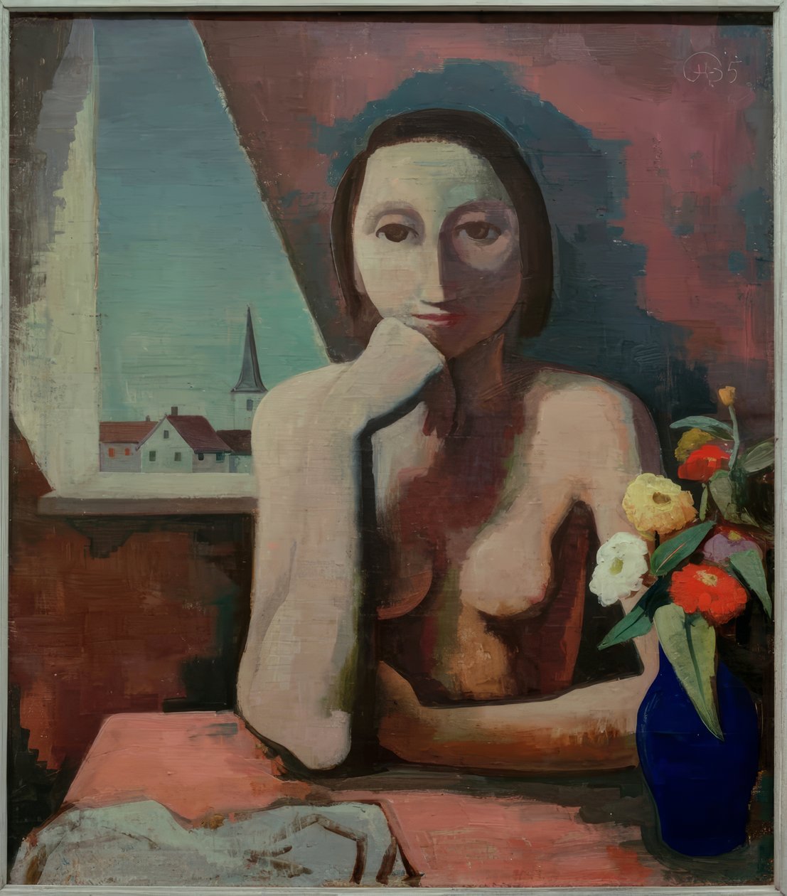 Lány a tetőtérben alkotó: Karl Hofer