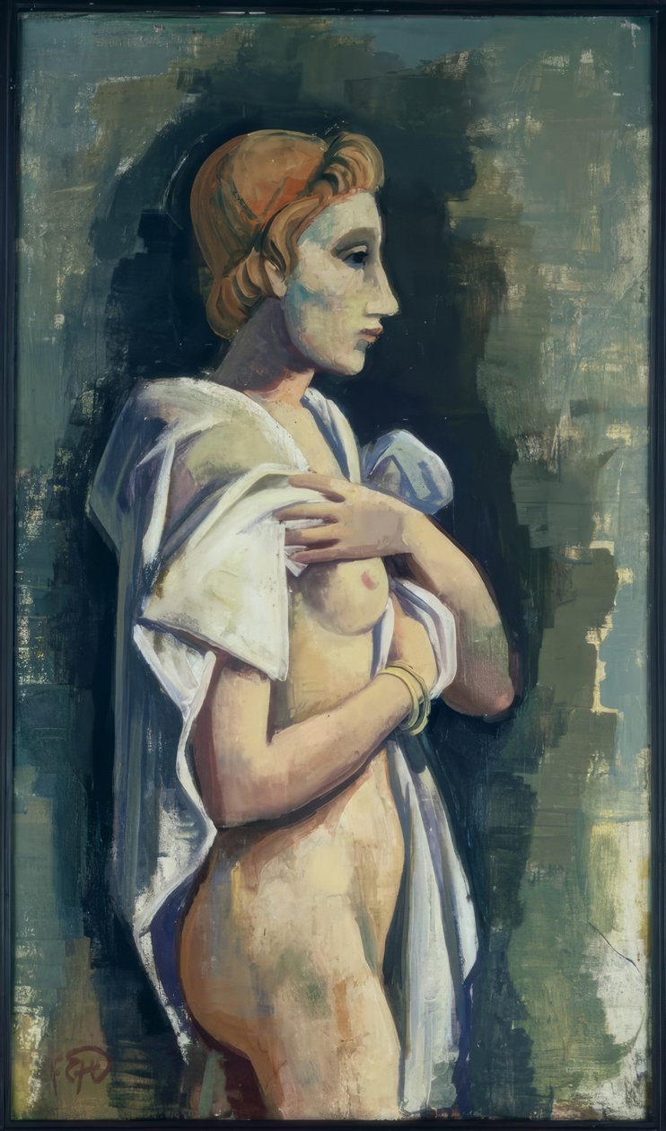 Fürdés után alkotó: Karl Hofer