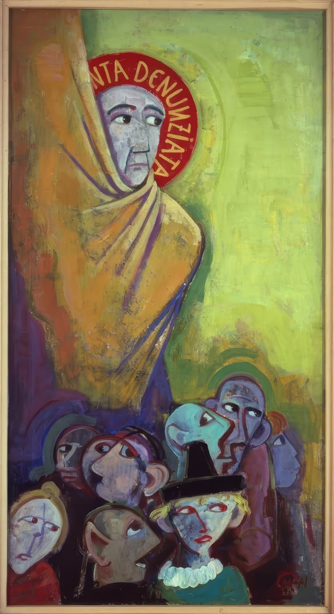 Szent Denunziata alkotó: Karl Hofer