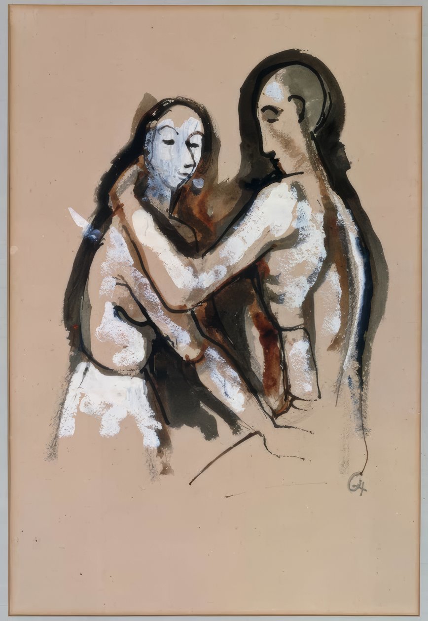 ölelés alkotó: Karl Hofer