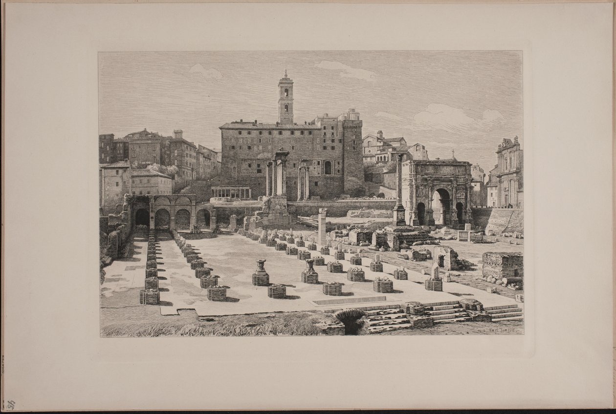 Dán:  Forum Romanum alkotó: Karl Jensen