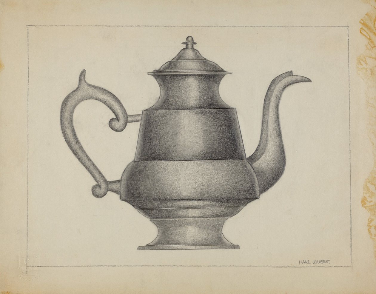 Ón teáskanna alkotó: Karl Joubert