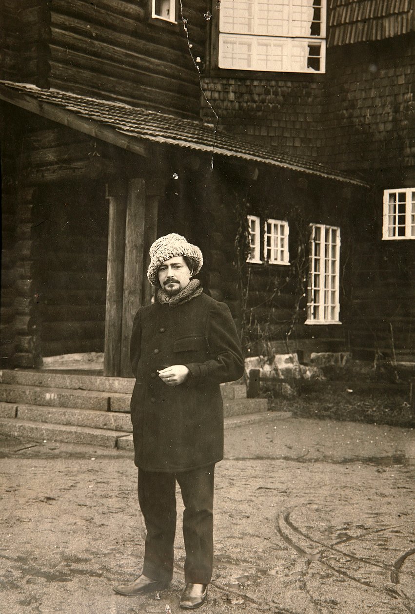 Leonyid Andrejev orosz író Vammelsuu Serovo-i házában, a XX. század elején alkotó: Karl Karlovich Bulla