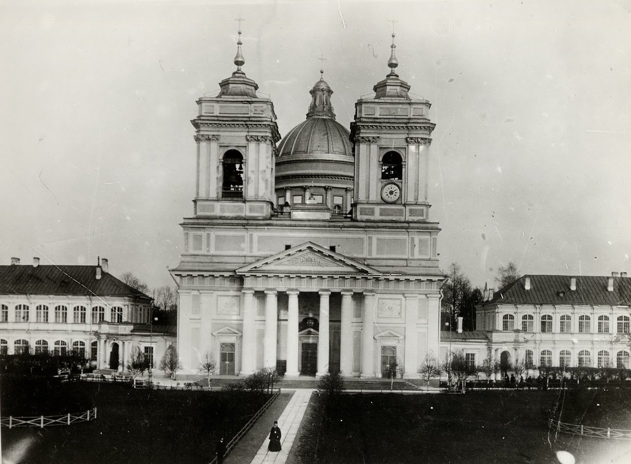 A Szent Sándor Nyevszkij Lavra Szentháromság-székesegyháza Szentpéterváron, 1910-es évek alkotó: Karl Karlovich Bulla